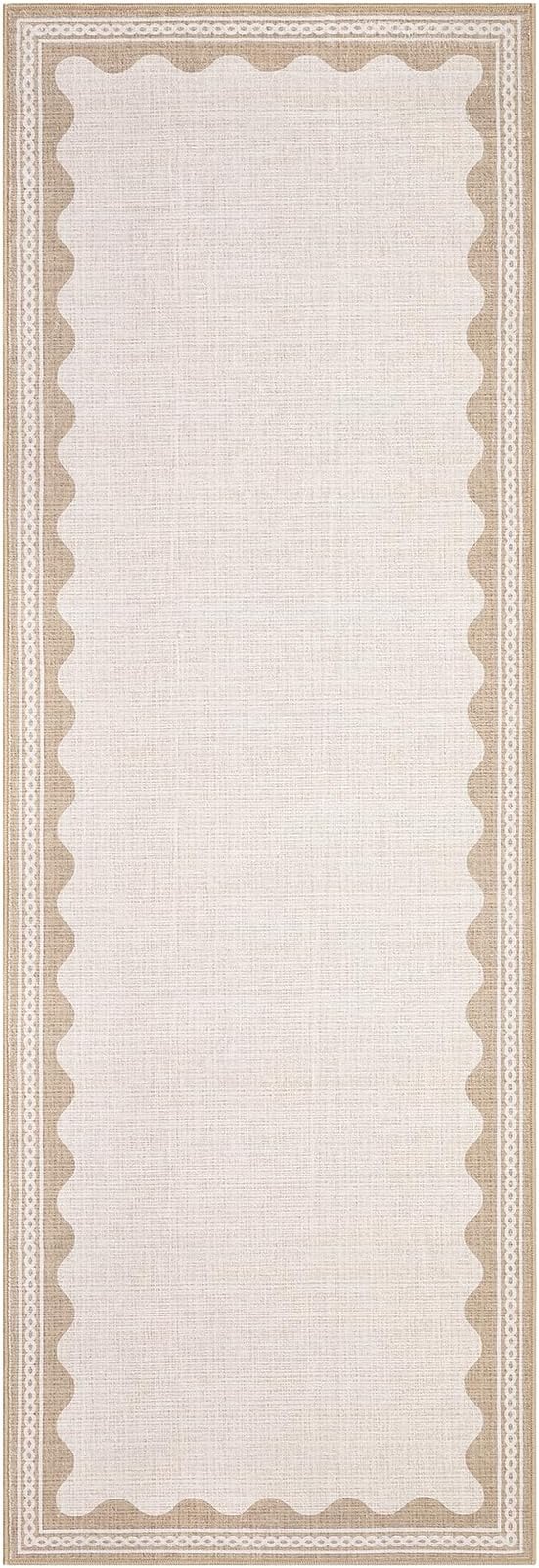 GarveeHome Scalloped 2x6 Runner Rug - Image 4