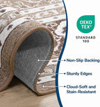 Lessymo 6 x 9 Area Rugs for Living Room, Machine Washable Area Rugs Boho Faux - Image 5