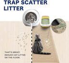 WePet Cat Litter Box Mat, Kitty Premium PVC Pad, Durable Trapping Rug, - Image 6