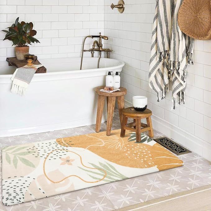 Lahome Washable Rugs for Bathroom by Lahome