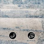 Abstract Rug Runners 2x8 Washable: Modern Rugs Non Slip - Image 6