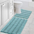 H.VERSAILTEX Bathroom Rugs Set 2 Piece Bathroom Contour Rug Toilet Mat Sets by HVERSAILTEX
