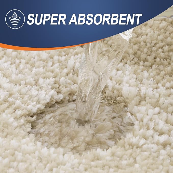 OLANLY Bathroom Runner Rugs Mat 44x24, Extra Soft Absorbent Microfiber Bath Rugs - Image 3