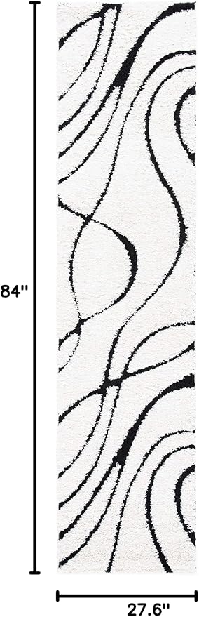 SAFAVIEH Florida Shag Collection Runner Rug - Image 2