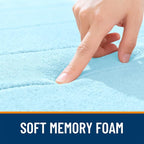 OLANLY Memory Foam Bath Mat 40x32, Super Soft Absorbent Bathroom Rugs, Quick Dry - Image 5
