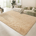 Andecor Soft Fluffy Bedroom Rugs, 8 x 10 Feet Indoor Shaggy Plush Area Rug - Image 2
