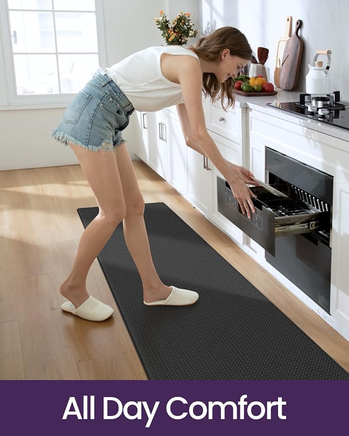 DEXI Kitchen Floor Mats Cushioned Anti Fatigue, Standing Runner Rug Waterproof - Image 4