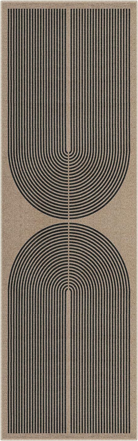 Lahome Modern Rainbow 2x8 Runner Rug, Washable Hallway Kitchen Runner Rugs - Image 8