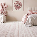 6x9 Pink Area Rugs for Living Room Machine Washable Rug Distressed Girls - Image 3