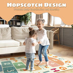 STARUIA Washable Hopscotch Rug for Indoor Playroom, Colorful Educational Kids - Image 5