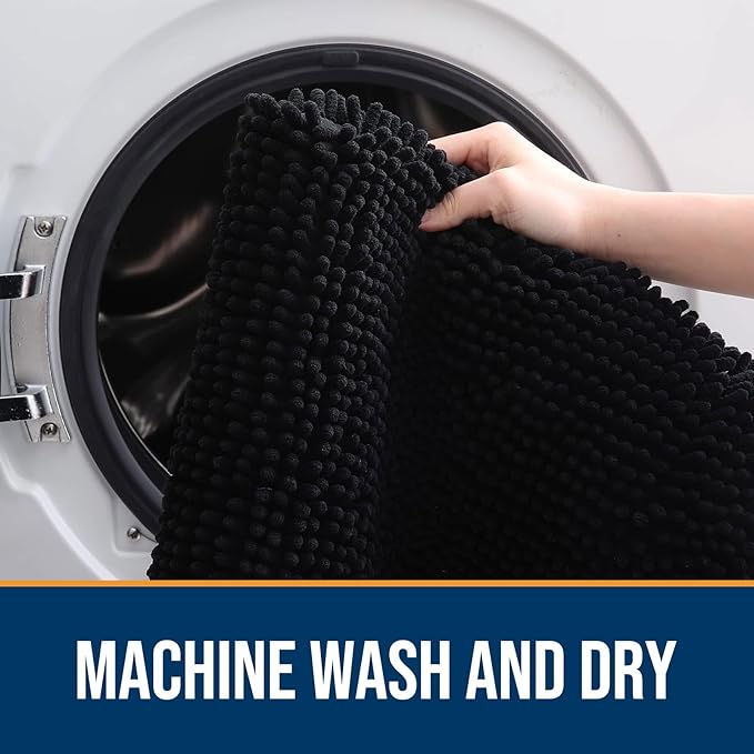 OLANLY Dog Door Mat for Muddy Paws 30x17, Absorbs Moisture and Dirt, Absorbent - Image 5