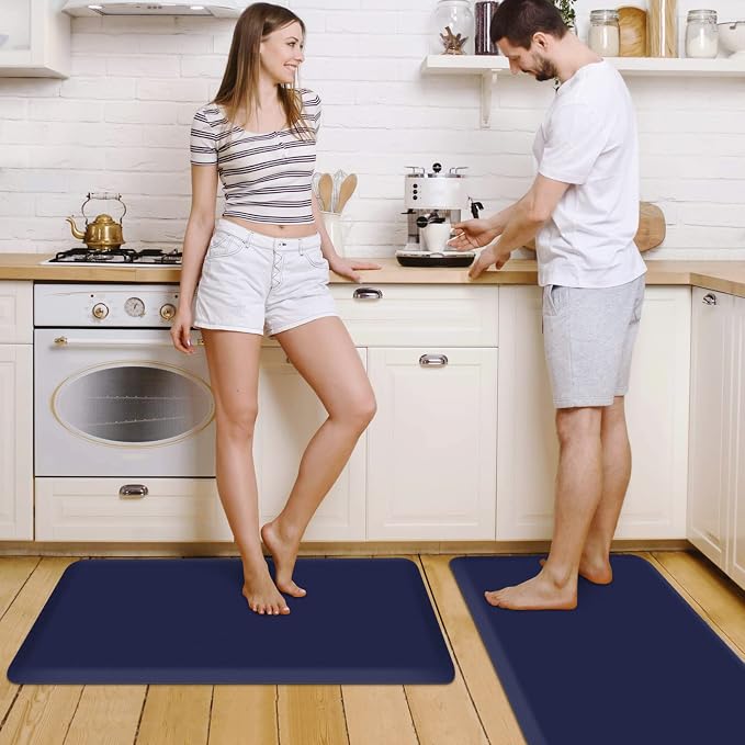 HappyTrends 2 PCS Kitchen Mat Cushioned Anti-Fatigue Floor Mat, Heavy Duty - Image 7