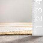 Nuloom Outdoor Performance Collection Sabina Tan/Ivory, High Traffic, Stain - Image 2