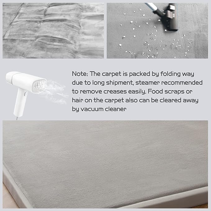 MAXYOYO Play Mat, 1.2" Thick Memory Foam Soft Padded Carpet - Image 4