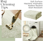 Light Green Nursery Rug Boy Girl 6x9 Area Rugs Washable Non Slip Low Pile Soft - Image 4