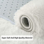 Andecor Soft Fluffy Bedroom Rugs, 4 x 6 Feet Indoor Shaggy Plush Area Rug - Image 5