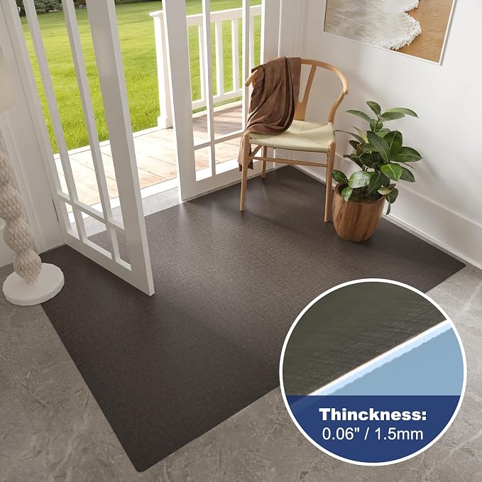 SALLOUS 4’x6’ Plastic Floor Mat - Image 4