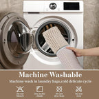 RESARE Waffle Bath Mat for Bathroom, Super Absorbent Bathroom Rugs Non Slip - Image 6