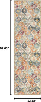 Lahome Moroccan Washable Kitchen Runner, 2x7 Runner Rug - Image 2