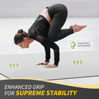 CAMBIVO Yoga Mat 72" x 48" Large Workout Mat - Image 9