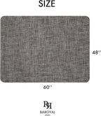 BARoyal Office Chair Mat for Hardwood Floor Under Desk Computer Rolling Chair - Image 6