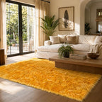 EasyJoy Faux Sheepskin Rug, Fluffy Faux Fur Rug, Ultra Soft Shag Area Rug - Image 4