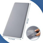 KitchenClouds Kitchen Mat Cushioned Anti Fatigue Kitchen Rug 17.3"x39" Water - Image 2