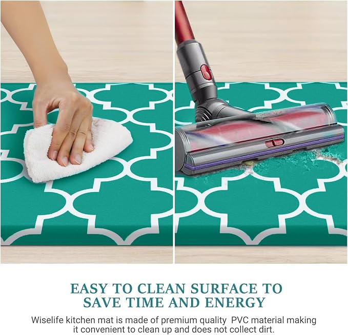 WISELIFE Kitchen Mat Cushioned Anti-Fatigue Kitchen Rug, 17.3"x 39", Non Slip - Image 5