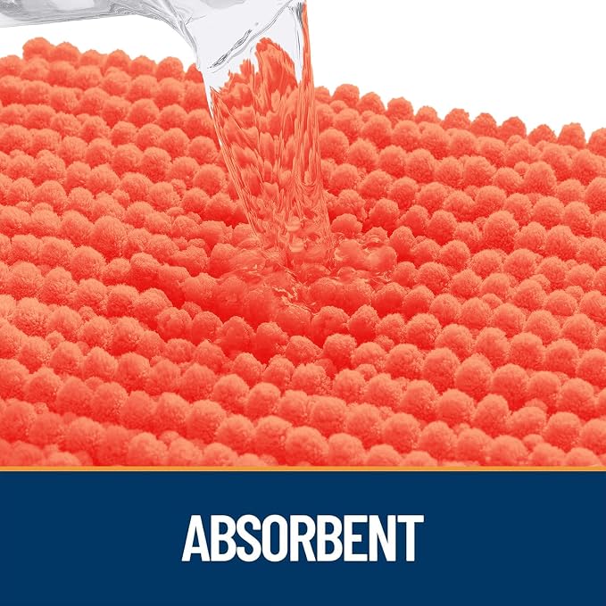 OLANLY Dog Door Mat for Muddy Paws 47x17, Ultra Absorbent Chenille Mud Doormat - Image 4