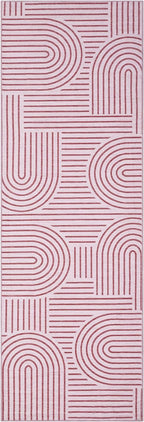 ROYHOME Modern Rug 2x6 Runners for Hallways, Abstract Kitchen Runner Rugs Non - Image 4