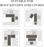 Kitchen Rugs Sets of 2-Non Slip Kitchen Mats - Image 5
