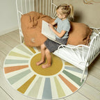 STARUIA Boho Round Rug 4 Ft Washable Area Rug - Image 8