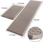 Kitchen Mat Cushioned Anti-Fatigue Floor Mat, Waterproof Non-Skid Kitchen Mats - Image 2