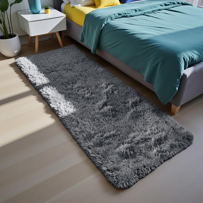 Soft Runner Rugs for Bedroom, Bedside Rug for Living Room Bedroom Room Home by Yongyangjuxi
