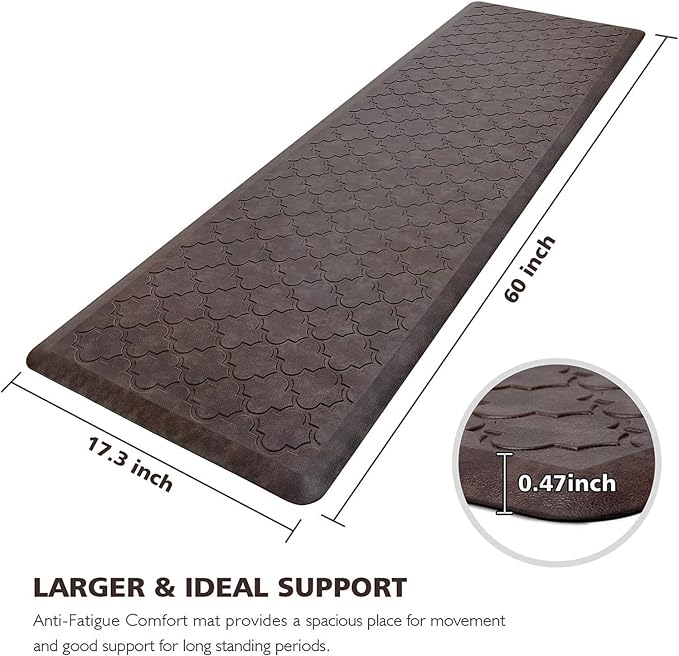 WISELIFE Kitchen Mat Cushioned Anti Fatigue Floor Mat, Thick Non Slip - Image 2