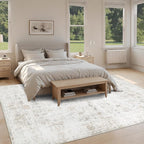 Washable 6×9 Area Rug for Living Room, Vintage Floral Rug Soft Non Slip Stain - Image 6