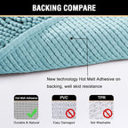 H.VERSAILTEX Bath Mat for Bathroom Non Slip Luxury Chenille Ultra Soft Bath - Image 6