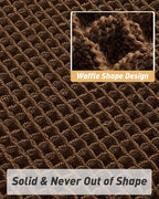 AMOAMI Upgraded Waffle Bath Mat, Super Absorbent Non Slip Bath Mats - Image 4