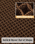 AMOAMI Upgraded Waffle Bath Mat, Super Absorbent Non Slip Bath Mats - Image 5