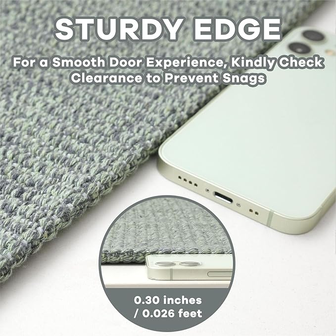 EARTHALL Washable Runner Rug 3x7 Ft Non Slip Runners - Image 2