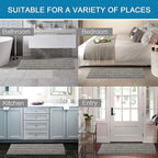 H.VERSAILTEX Bathroom Rugs Bath Mat Runner Rug Non Slip Kitchen Rug Extra Long - Image 6