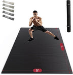 HAPBEAR Large Exercise Mat-7'x5'/6'x8'/6'x9'/6'x10'/6'x12'x8mm, Ultra Durable by HAPBEARFitness