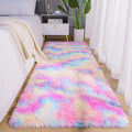 AROGAN Soft Rainbow Area Rugs for Girls Room 2x6 Feet, Fluffy Girls Bedroom Rugs by AROGANAREARUG