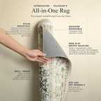 Washable Area Rugs for Living Room: 5x7 Bedroom Rug Vintage Area Rug Stain - Image 4