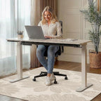 36"x60" Office Chair Mat for Hardwood Tile Floor, Under Desk Carpet Protector - Image 2