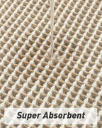 AMOAMI Upgraded Waffle Bath Mat, Super Absorbent Non Slip Bath Mats - Image 3
