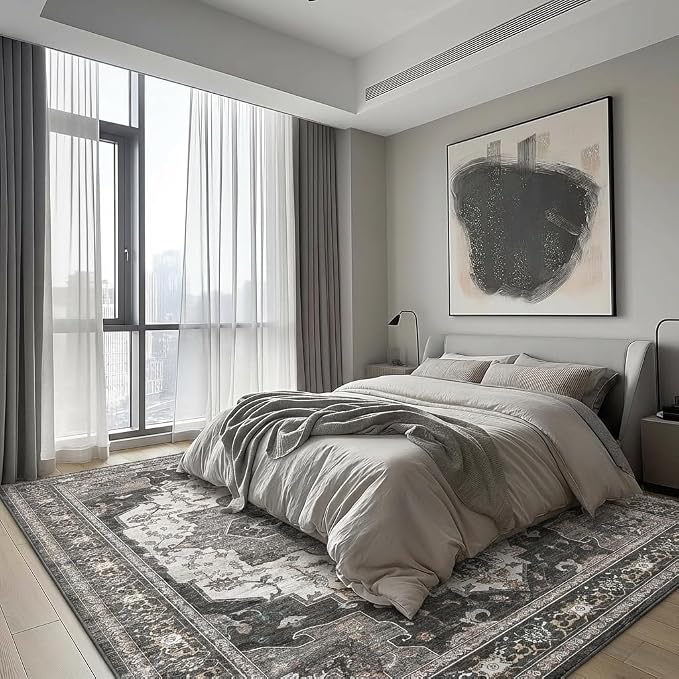 BEIMO Area Rugs 8x10 for Living Room Bedroom, Modern Vintage Machine Washable - Image 4