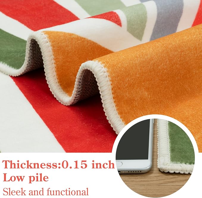 STARUIA Sun 8x10 Washable Area Rugs - Image 6