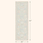 Soft Washable Runner Rug 2x6 Non Slip - Image 2