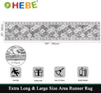 HEBE Hallway Runner Rug 2'x10' Washable, Vintage Distressed Area Rugs Non Slip - Image 2